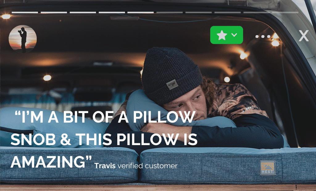 HEST X Wild Rye Camp Pillow